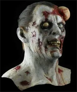 The Horror Dome "The Baseball Zombie" HD Studios Pro Mask -Halloween Horror Decorations Shop the baseball zombie hd studios pro halloween mask 8721638401