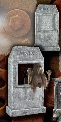 Distortions "Tombstone Of Terror" Graveyard Halloween Animatronic