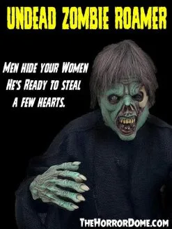 The Horror Dome "Undead Zombie Roamer" HD Comfort Costume -Halloween Horror Decorations Shop undead zombie roamer hd studios comfort fit halloween costume 14335947898928