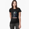 The Horror Dome Women's HorrorDome Zombie Skull Fitted T-Shirt