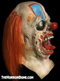 The Horror Dome "Zero The Zombie Clown" HD Studios Pro Mask -Halloween Horror Decorations Shop zero the zombie clown hd studios pro halloween mask 28731896004656