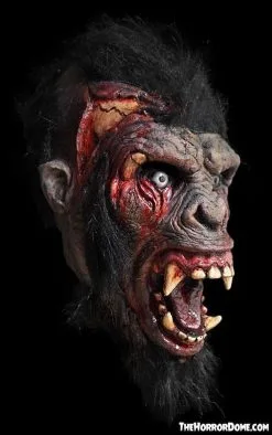The Horror Dome NEW "Zombie Gorilla" HD Studios Pro Mask -Halloween Horror Decorations Shop zombie gorilla hd studios pro mask 29662975426608