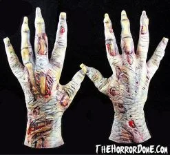 The Horror Dome "Zombie Skeleton Hands" Halloween Costume Gloves
