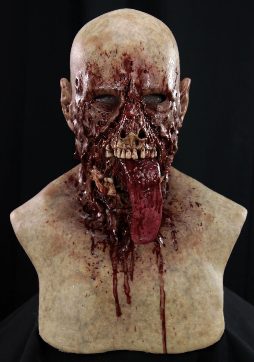 Halloween Horror Decorations Shop -Halloween Horror Decorations Shop tongue zombie mask tan 01 Copy Copy